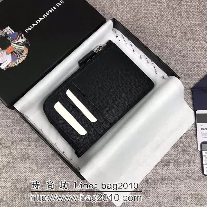 PRADA普拉達 官網同步 2018最新摩登態度系列 男士卡片夾 2MC021 DD1341